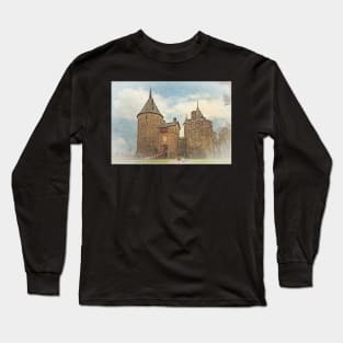 Castell Coch in Winter Long Sleeve T-Shirt